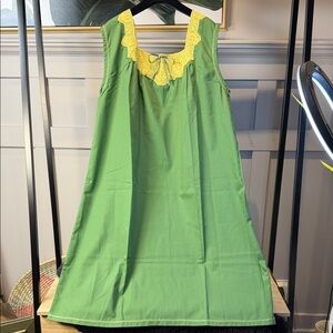 New Vintage Handmade Sleeveless Nightgowns Cotton Night Dress Comfy SleepwearXL